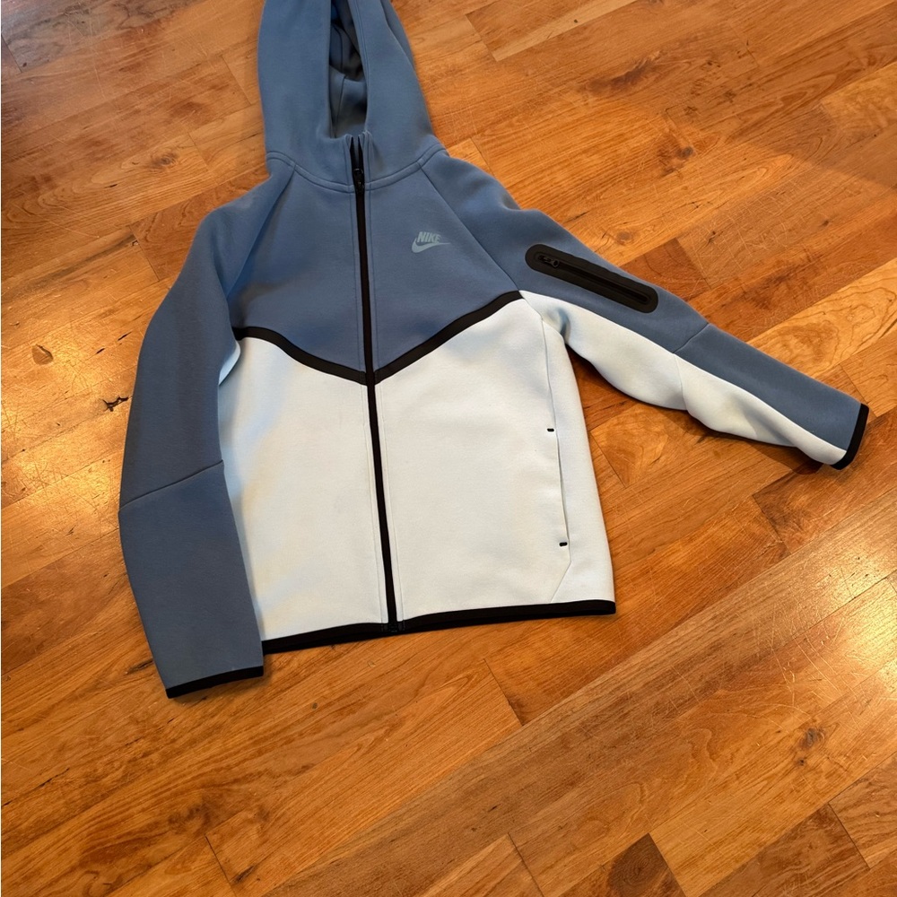 Nike Tech Blue/Gray and Black Hoodie